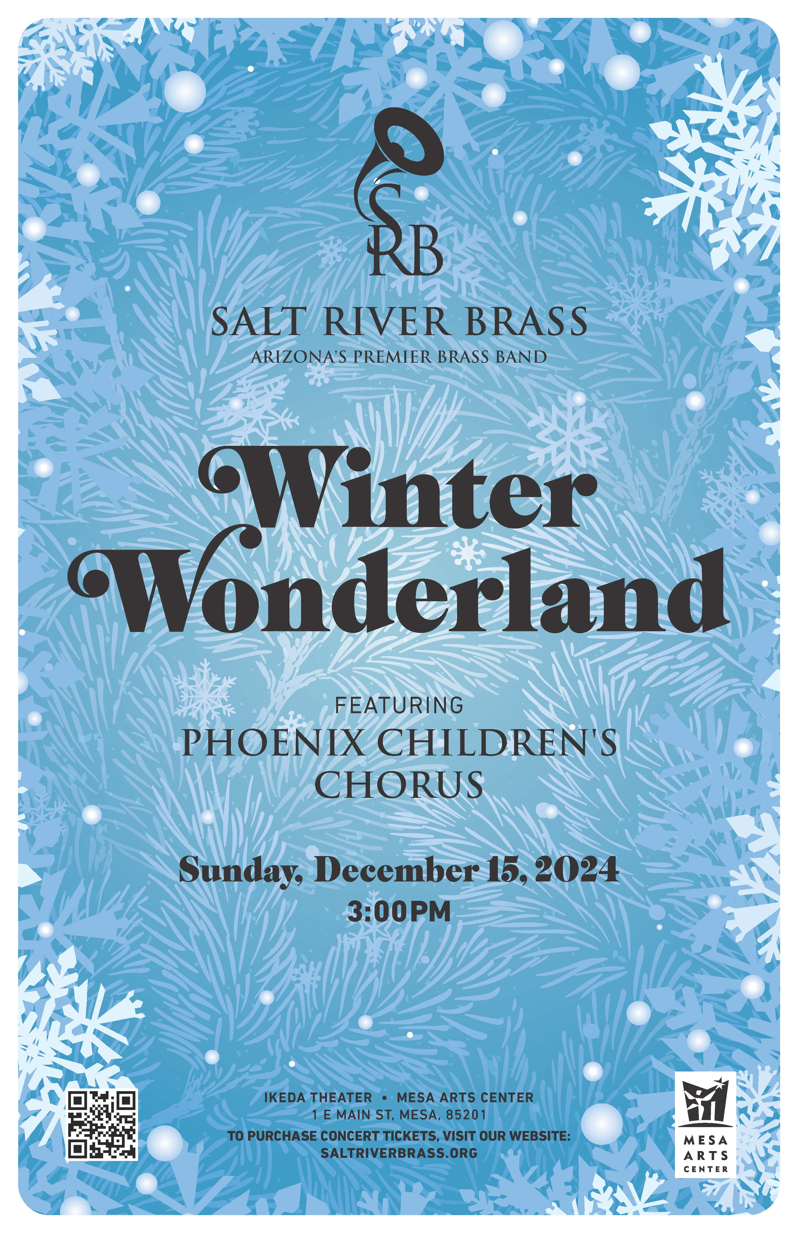 Winter Wonderland concert poster