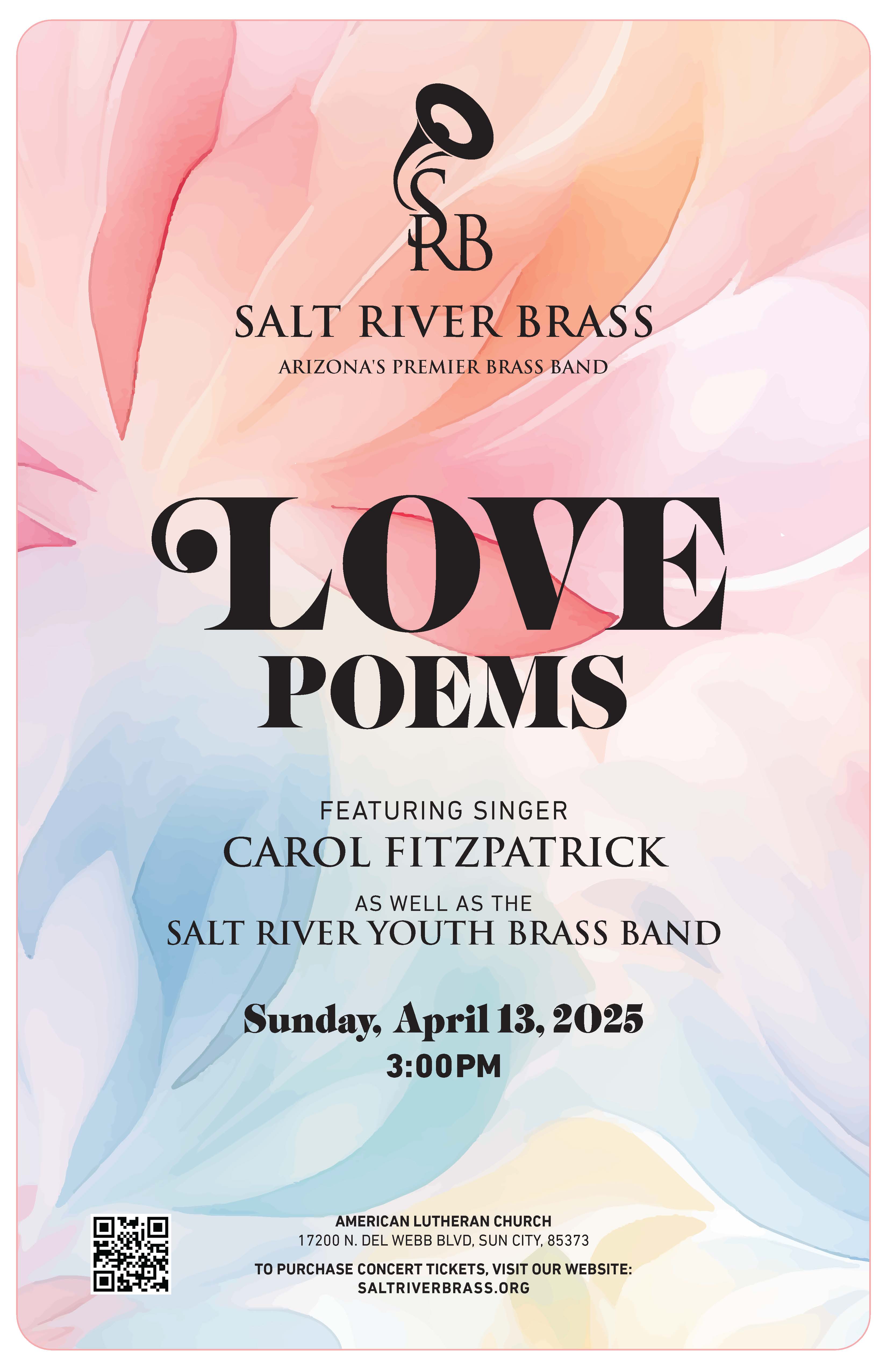 Love Poems concert poster