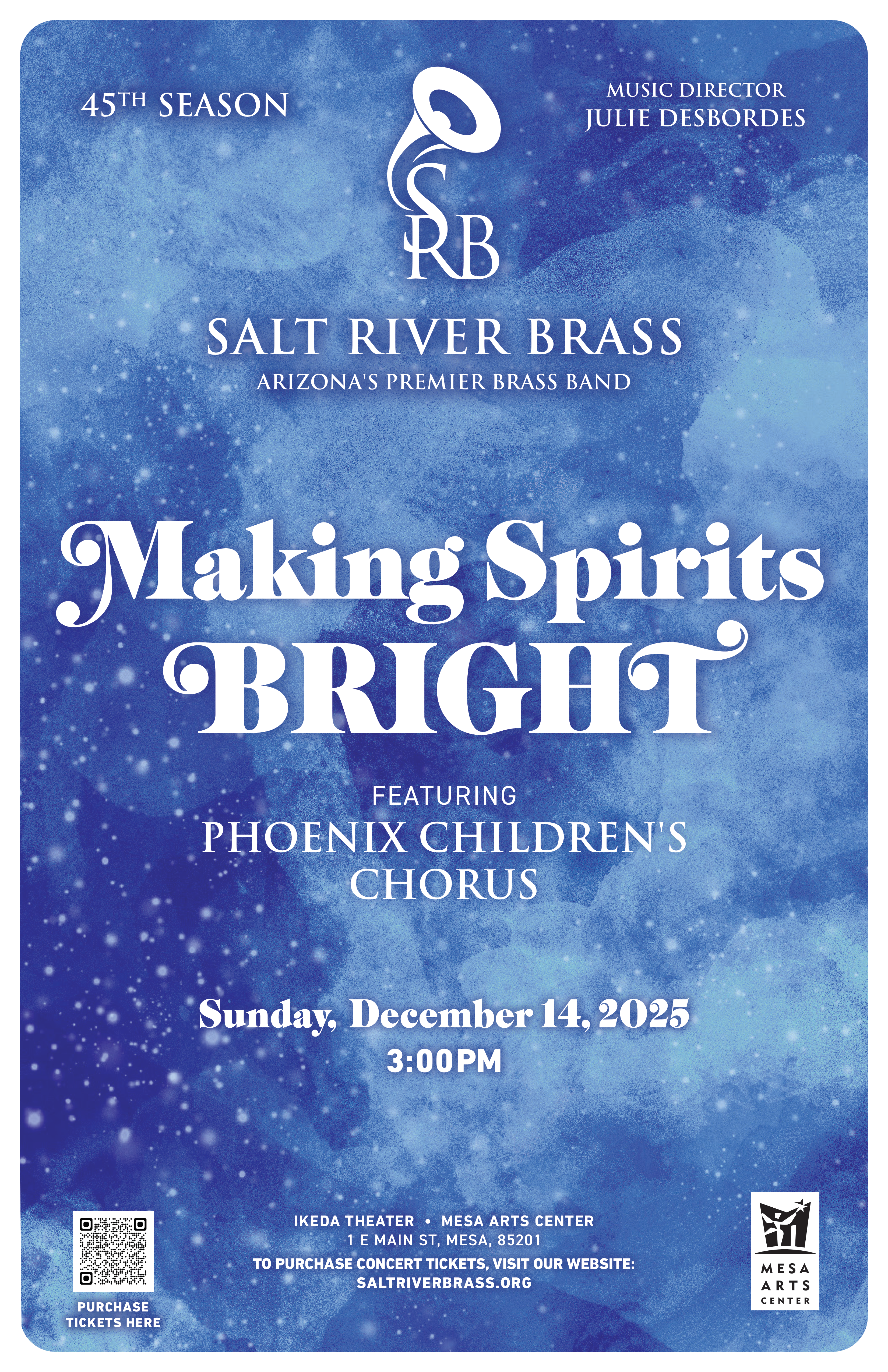 Making Spirits Bright concert poster